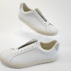 Veja Campo White Leather Sneaker Mens Size US 10 EU 43